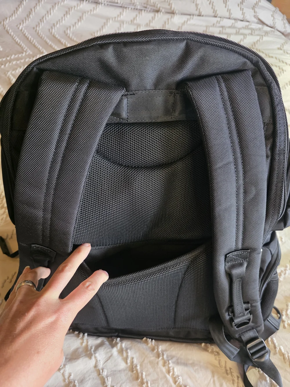 NWT Original Penguin Black Men's Backpack And Travel Bag